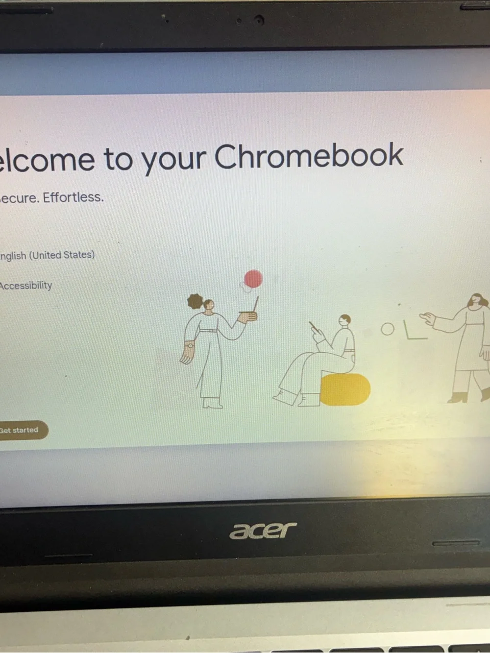 Acer Chromebook Laptop in Silver